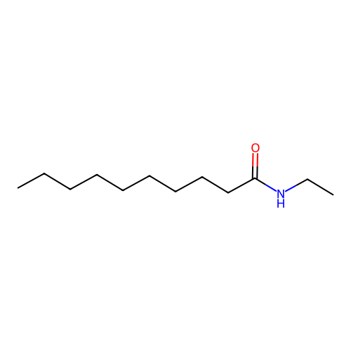 N-ethyldecanamide structure