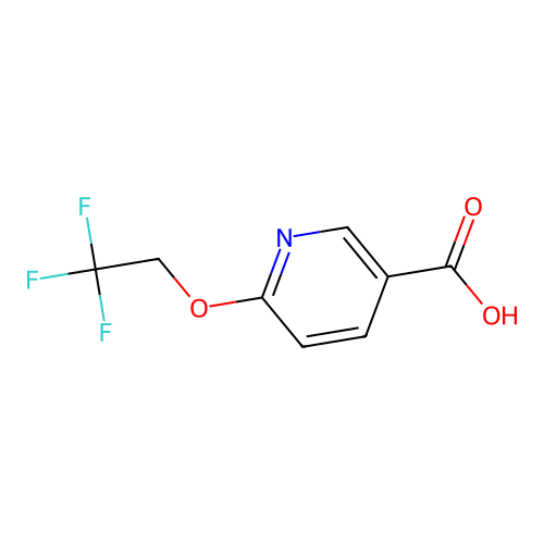 6-(2,2,2-Trifluoroethoxy)pyridine-3-carboxylic acid structure