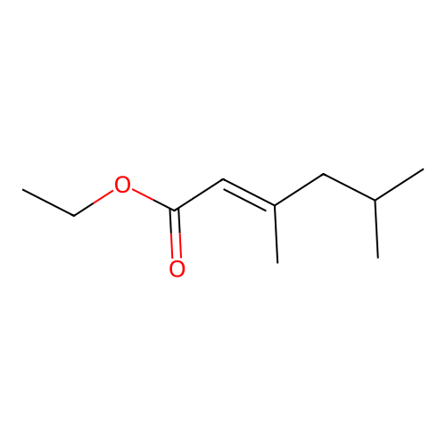 ethyl (2E)-3,5-dimethylhex-2-enoate structure