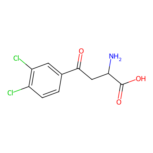 2-Amino-4-(3,4-dichloro-phenyl)-4-oxo-butyric acid structure