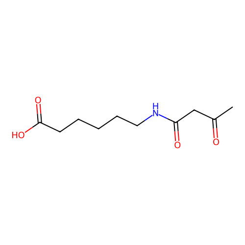 6-(3-oxobutanoylamino)hexanoic Acid structure