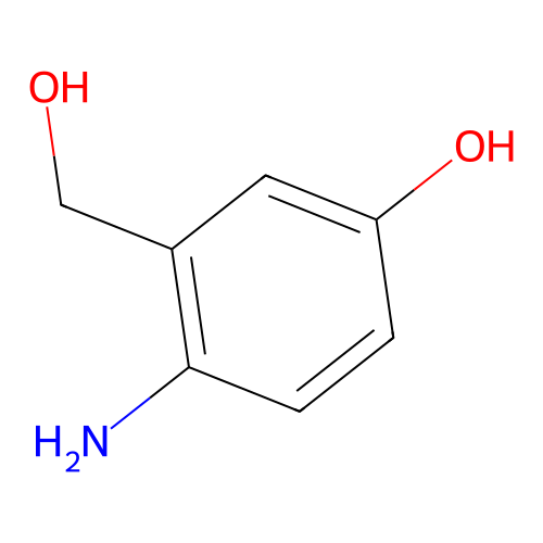 4-Amino-3-(hydroxymethyl)phenol structure
