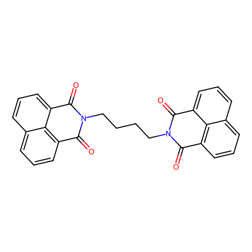 2,2'-(1,4-Butanediyl)bis[1H-benz[de]isoquinoline-1,3(2H)-dione] structure