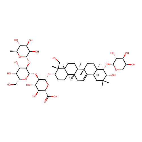 Kudzusaponin SA3 structure