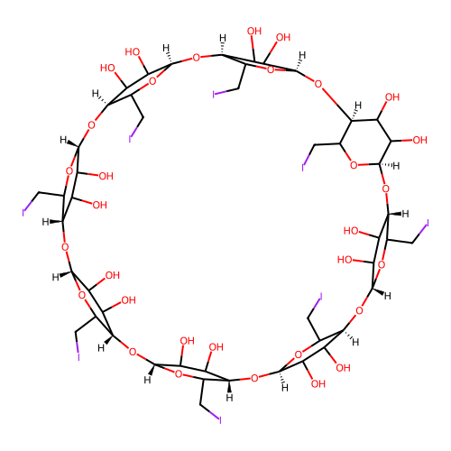 CAS 168296-33-1 - C48H72I8O32 structure