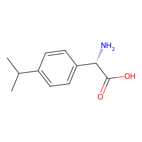 (S)-2-Amino-2-(4-isopropylphenyl)acetic acid structure