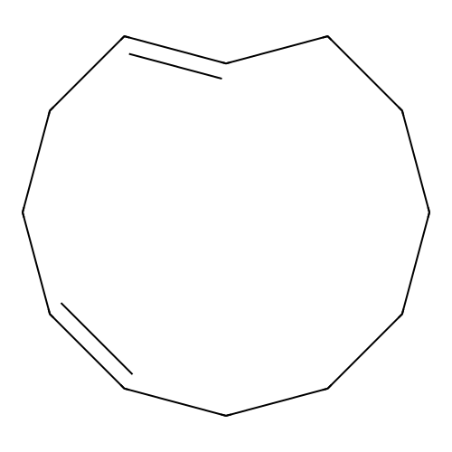 1,5-Cyclododecadiene, (E,Z)- structure