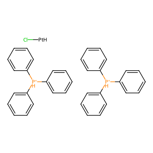 Chloro(hydrido)platinum;bis(triphenylphosphanium) structure