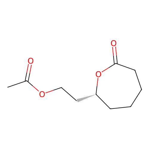 r-7-(2'-Acetoxyethyl)-2-oxepanone structure