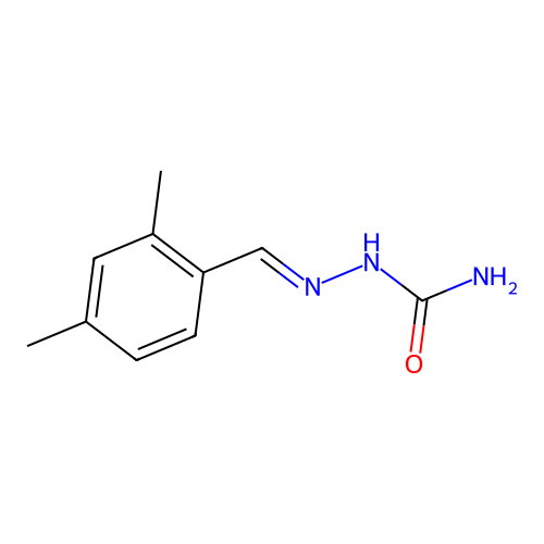 [(E)-(2,4-dimethylphenyl)methylideneamino]urea structure