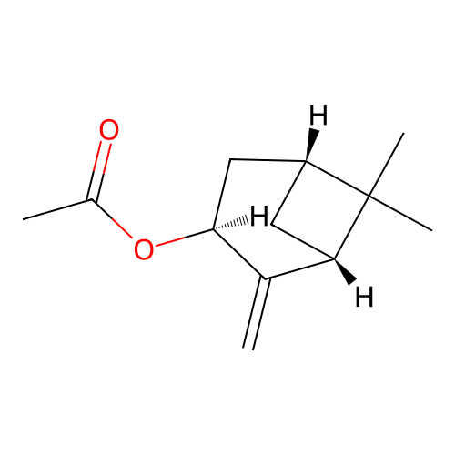 Pinocarvyl acetate, trans-(+)- structure