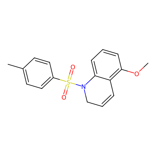5-methoxy-1-(4-methylphenyl)sulfonyl-2H-quinoline structure