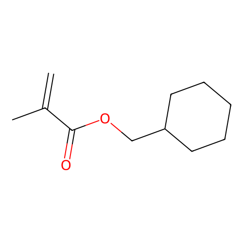 2-Propenoic acid, 2-methyl-, cyclohexylmethyl ester structure