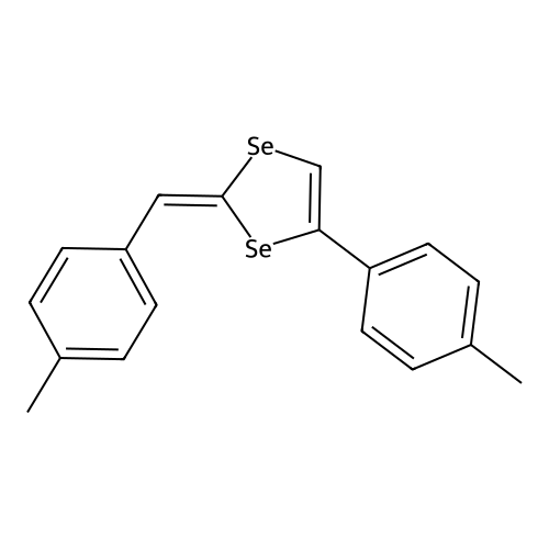 1,3-Diselenole, 4-(4-methylphenyl)-2-((4-methylphenyl)methylene)- structure