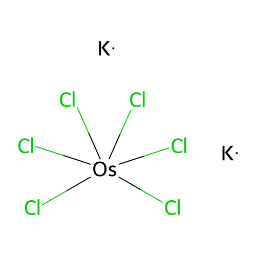 Potassium hexachloroosmiate(IV) structure