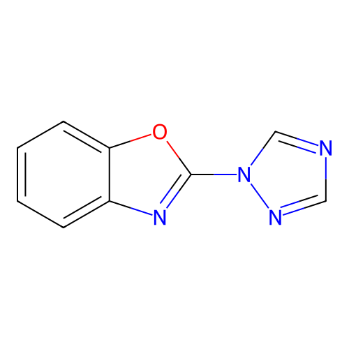 1-(2'-Benzoxazolyl)-1,2,4-triazole structure