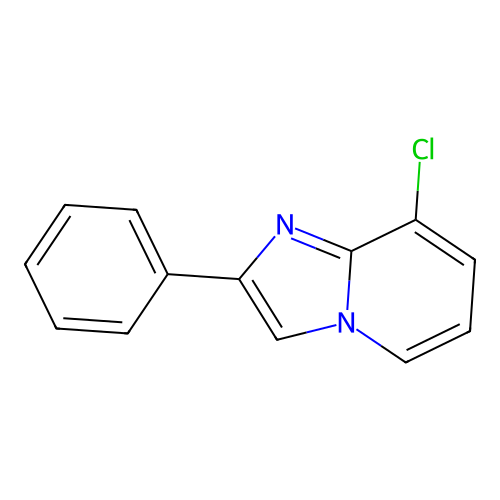 8-Chloro-2-phenylimidazo[1,2-a]pyridine structure