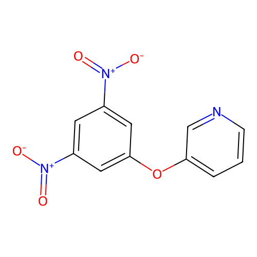 3-{3,5-Bisnitrophenoxy}pyridine structure