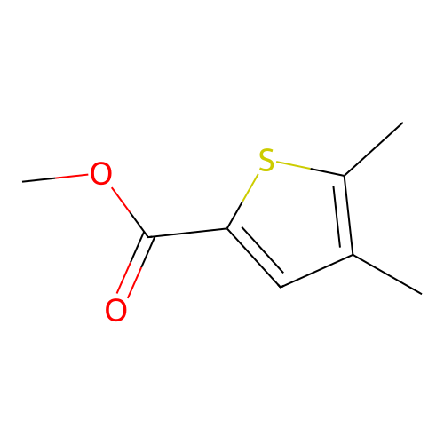 Methyl 4,5-dimethylthiophene-2-carboxylate structure