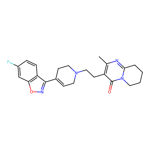 3,6-Dihydro Risperidone structure