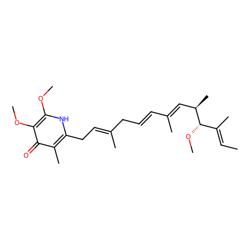 Piericidin B structure