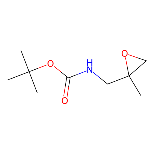 tert-butyl N-((2-methyloxiran-2-yl)methyl)carbamate structure
