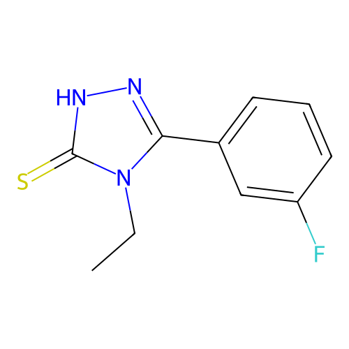 4-Ethyl-5-(3-fluorophenyl)-4H-[1,2,4]triazole-3-thiol structure