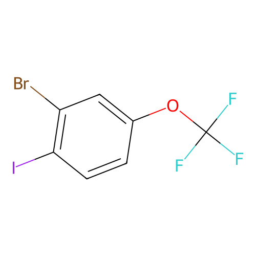 2-Bromo-1-iodo-4-(trifluoromethoxy)benzene structure