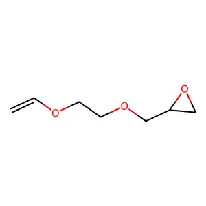2-((2-(Ethenyloxy)ethoxy)methyl)oxirane structure