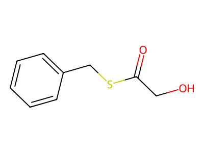 Benzyl 2-sulfanylacetate structure