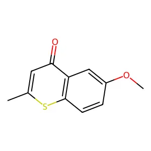 6-Methoxy-2-methylthiochromen-4-one structure