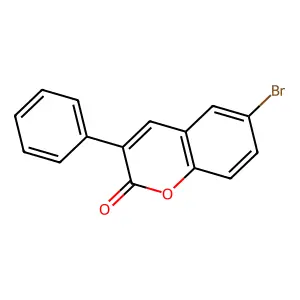 6-bromo-3-phenyl-2H-chromen-2-one structure