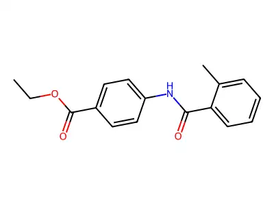 Ethyl 4-[(2-methylbenzoyl)amino]benzoate structure