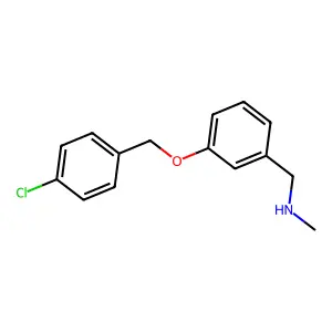 N-{3-[(4-chlorobenzyl)oxy]benzyl}-N-methylamine structure