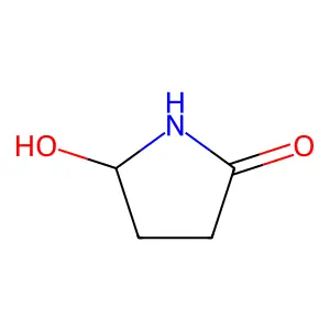 (R)-5-Hydroxy-2-pyrrolidinone structure