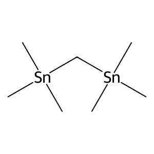 Bis(trimethylstannyl)methane structure