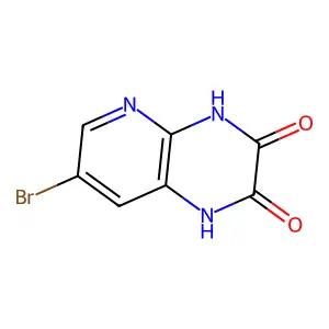 7-Bromopyrido(2,3-b)pyrazine-2,3(1H,4H)-dione structure