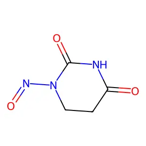 二氢-1-亚硝基-2,4(1H,3H)-嘧啶二酮 structure