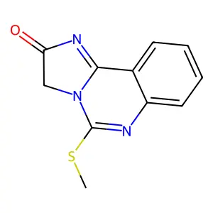 5-(methylsulfanyl)imidazo[1,2-c]quinazolin-2(3H)-one structure