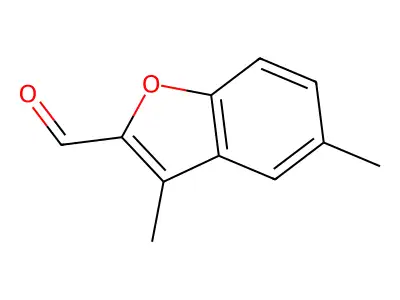 3,5-Dimethyl-1-benzofuran-2-carbaldehyde structure