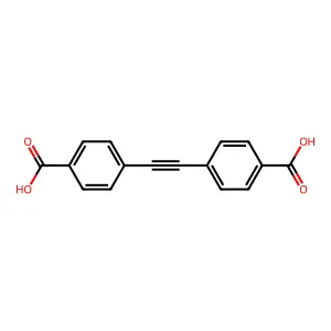 4,4'-(乙炔-1,2-二基)二苯甲酸 structure