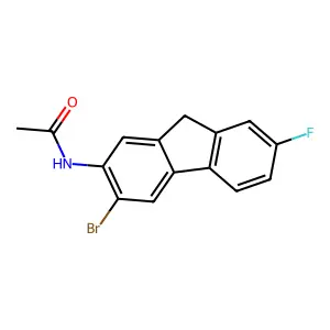 N-(3-Bromo-7-fluoro-9H-fluoren-2-yl)acetamide structure