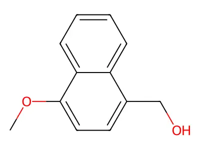 4-甲氧基-1-萘甲醇 structure