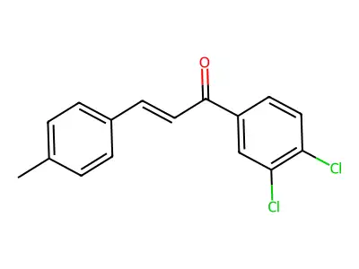 1-(3,4-Dichlorophenyl)-3-(p-tolyl)prop-2-en-1-one structure