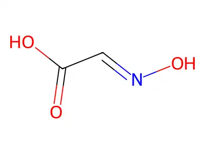 (2E)-2-(hydroxyimino)acetic acid structure