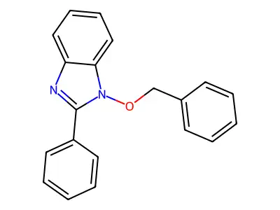 1-(benzyloxy)-2-phenyl-1H-1,3-benzodiazole structure