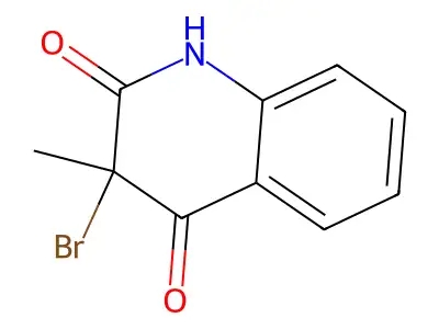 3-bromo-3-methylquinoline-2,4(1H,3H)-dione structure