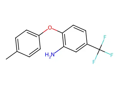 6-(P-Tolyloxy)-alpha,alpha,alpha-trifluoro-M-toluidine structure