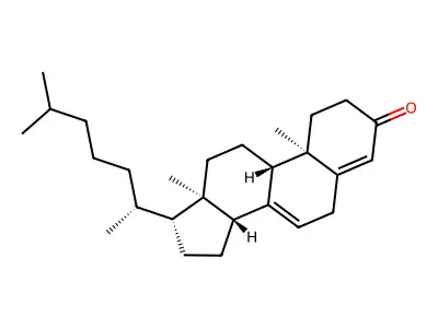 Cholesta-4,7-dien-3-one structure