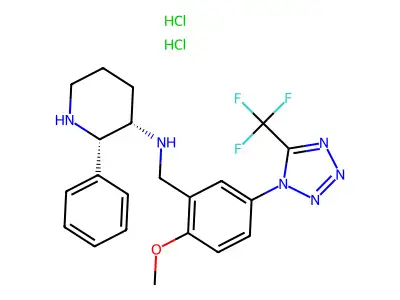 Vofopitant dihydrochloride structure